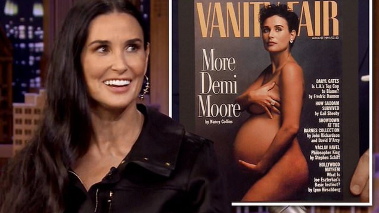 is demi moore pregnant